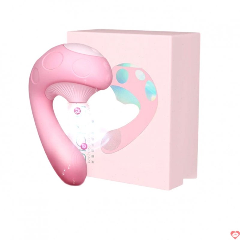 Máy rung tình dục 2 đầu cho nữ có hút và sưởi ấm Leten Pick Fun