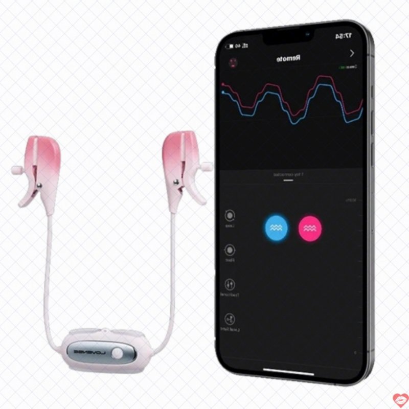 Máy rung kẹp đầu ti cao cấp Lovense Gemini điều khiển qua app