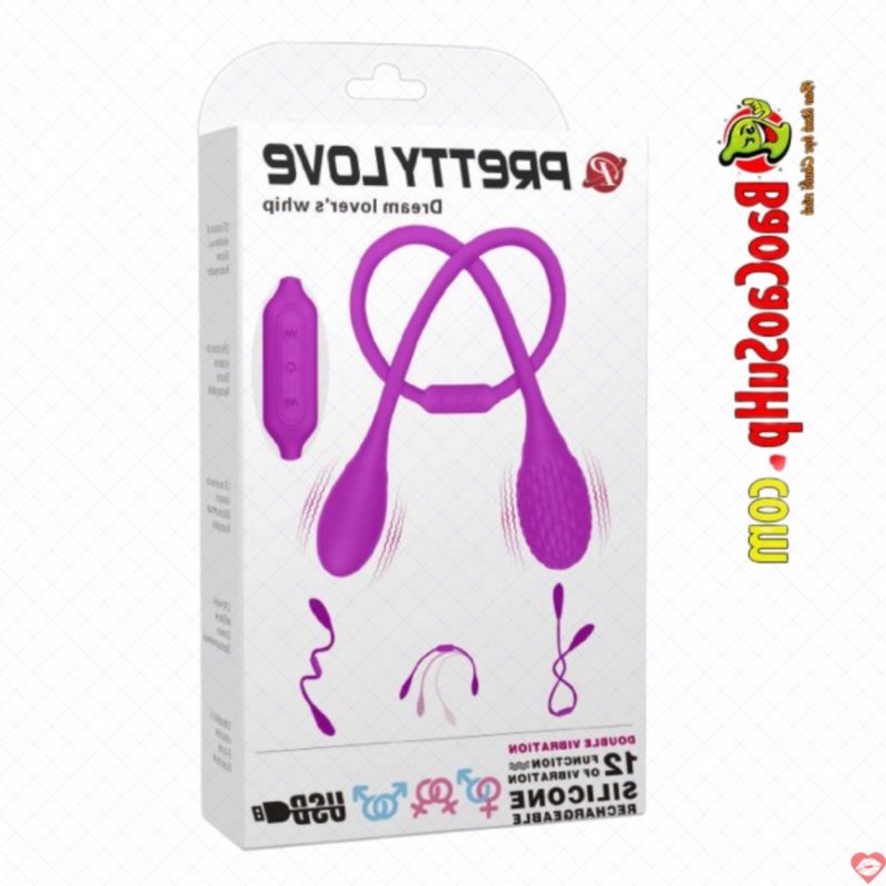Trứng rung 2 đầu Prettylove Dream lover Whip BI-014327-6