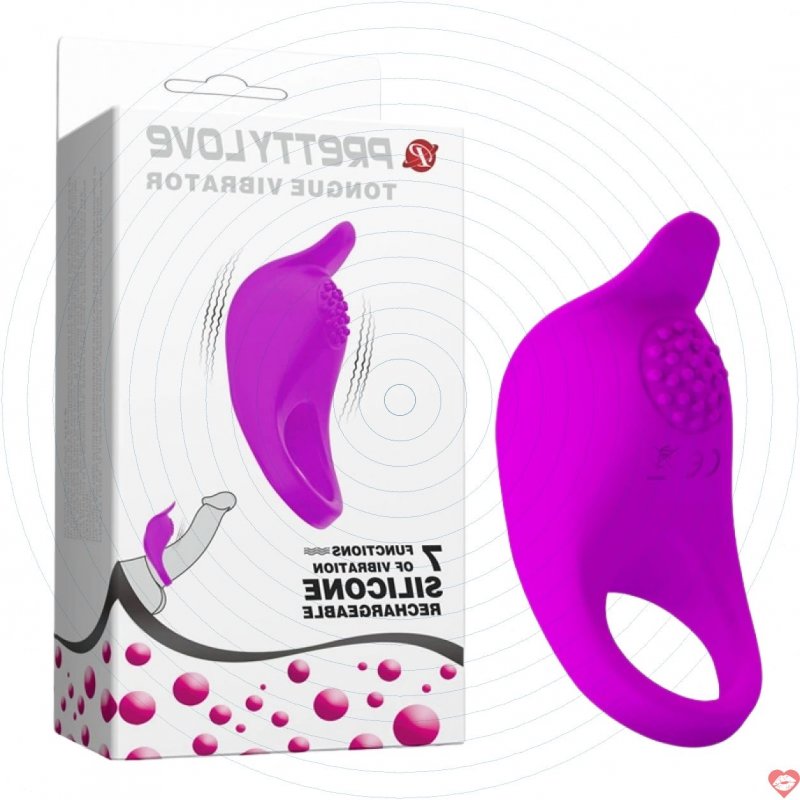Vòng đeo dương vật Prettylove rhino BI-210151 rung mạnh mẽ