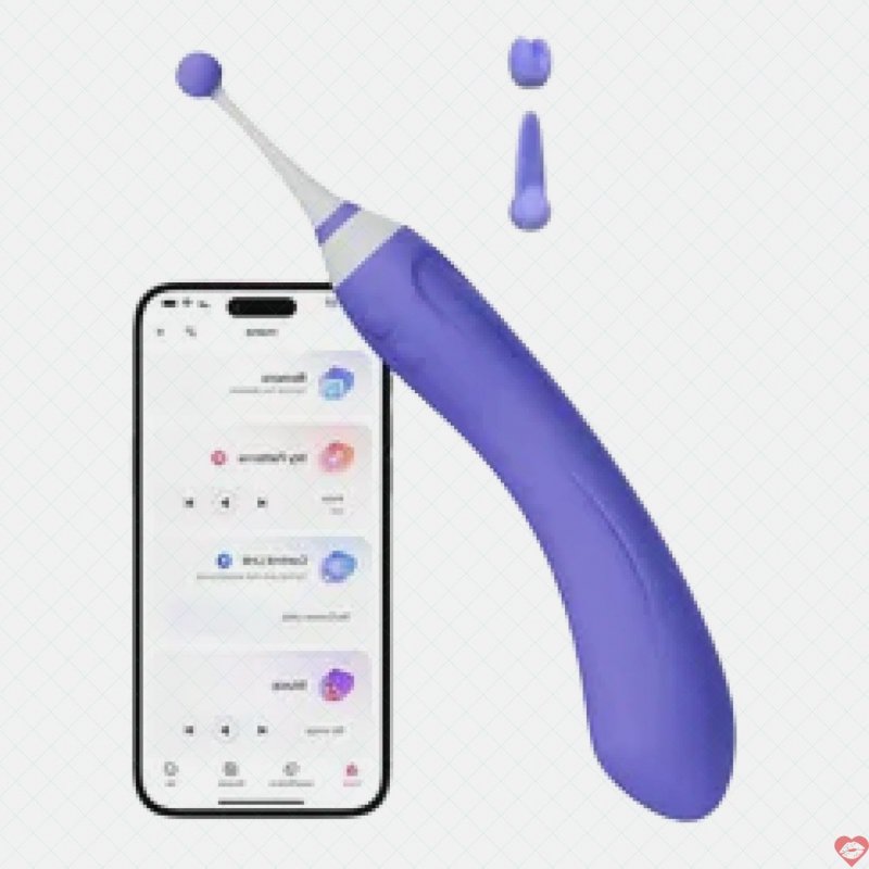 Máy Rung Lovense Hyphy Kèm 3 Đầu Phụ Kết Nối Đam Mê Không Khoảng Cách