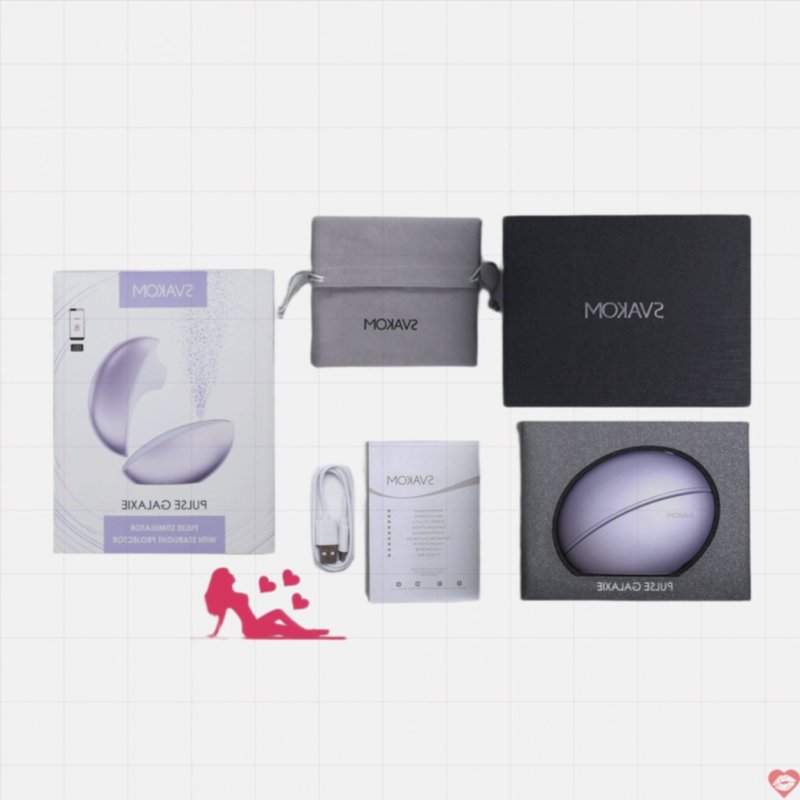 Svakom Pulse Galaxie-Máy bú Mút Âm Vật Và Ngực mini với đèn chiếu ánh sao kết nối qua app DC90BG
