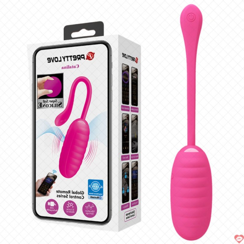 Trứng Rung Silicone Điều Khiển Qua App Điện Thoại Pretty Love Catalina