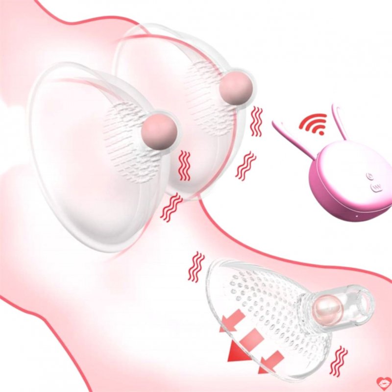 Máy Massage Ngực Silicon 10 Chế Độ Rung Điều Khiển Từ Xa Kích Thích Mạnh 