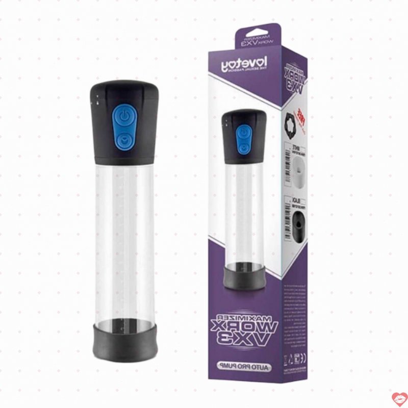 Lovetoy Maximizer Worx VX3 máy tập dương vật tăng kích thước hút chân không tự động hiệu quả 