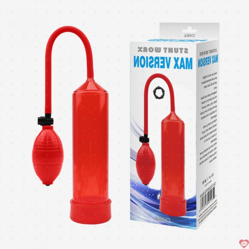Máy tập tăng kích thước dương vật Chisa Max Red cải thiện hiệu quả tự tin 