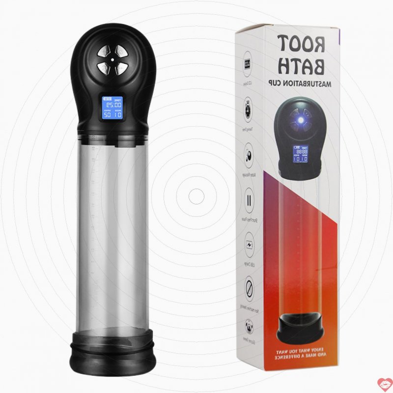 Máy Tập Dương Vật IPHISI LCD Tự Động Tăng Kích Thước, USB 