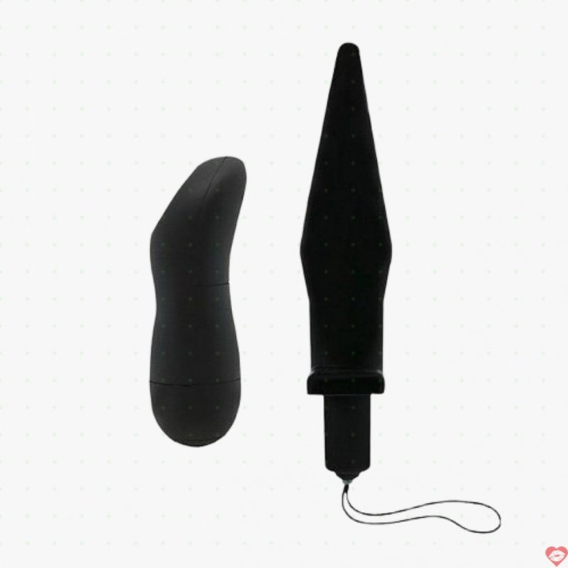 Trứng rung hậu môn điều khiển từ xa silicon cao cấp, chống nước 
