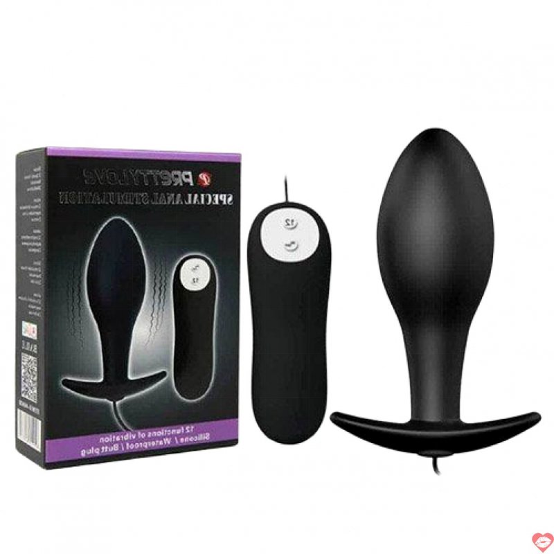 Phích cắm hậu môn rung Pretty Love silicon mềm mại đa chế độ kích thích 