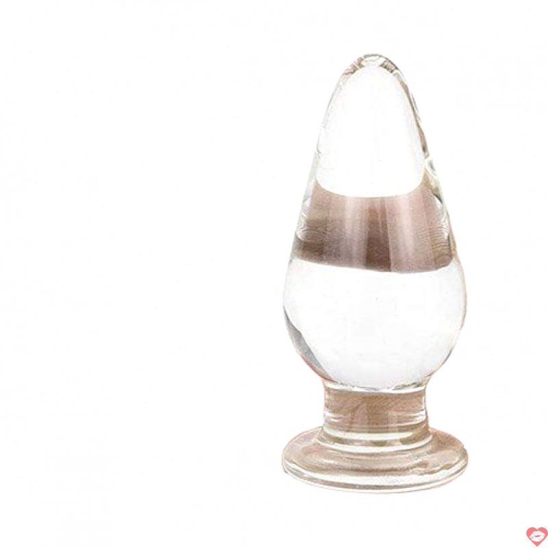 Phích cắm hậu môn thủy tinh trong suốt cao cấp an toàn kích thích 