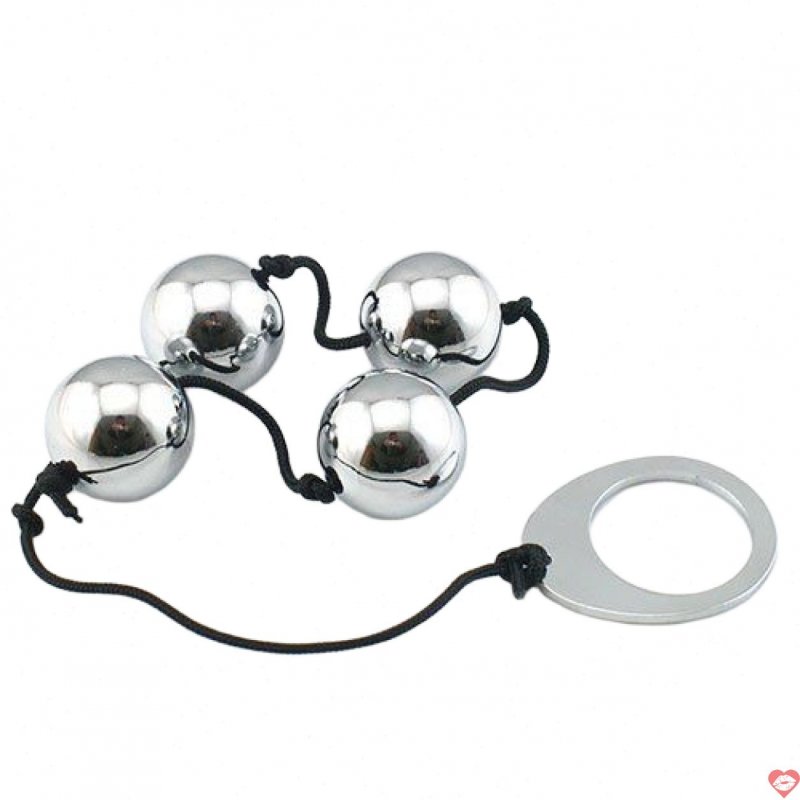 Chuỗi bi inox kích thích hậu môn cao cấp an toàn dịu nhẹ 