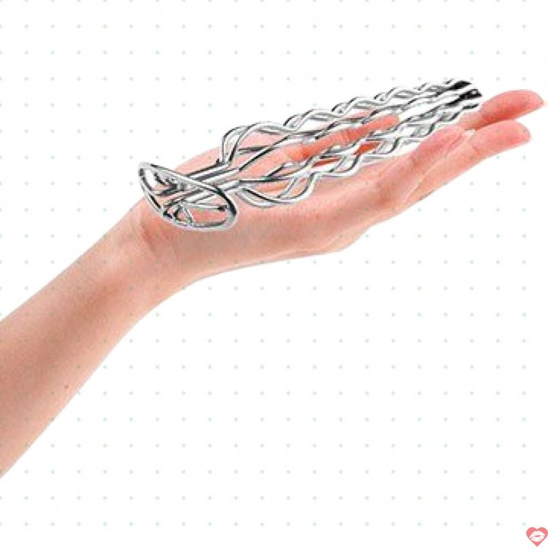 Phích cắm hậu môn inox rỗng kích thích tuyến tiền liệt nam 