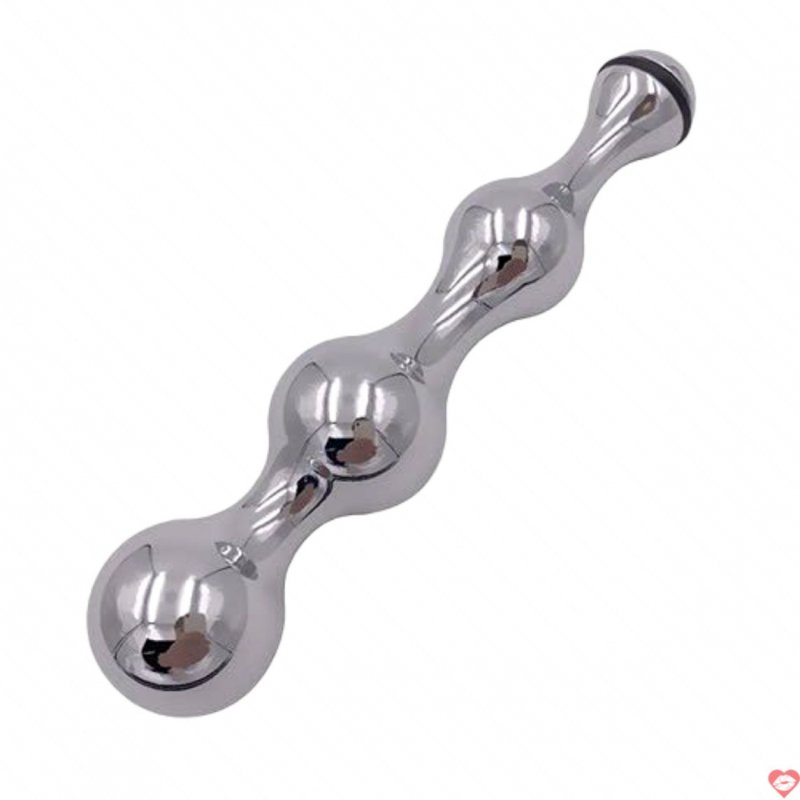 Dụng cụ hậu môn kim loại Anal Plug Beads chất lượng cao kích thích khoái cảm 