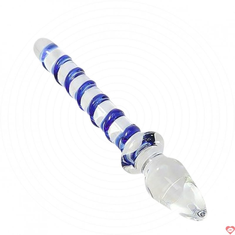 Dụng cụ thủy tinh 2 đầu kích thích hậu môn tăng khoái cảm đồng tính 