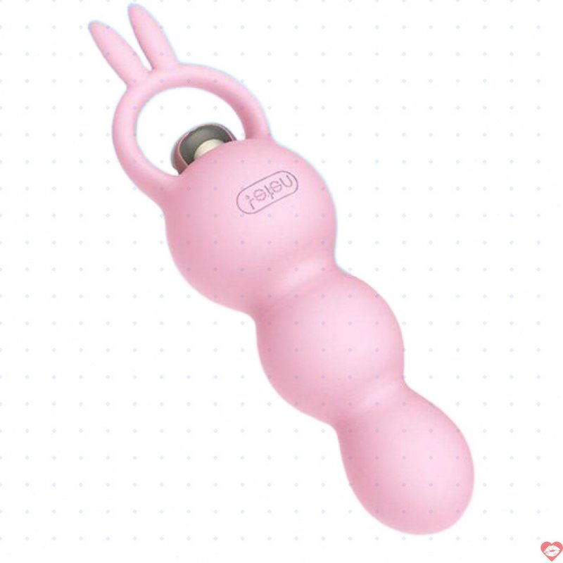 Dụng cụ rung hậu môn Leten tai thỏ Silicone 7 chế độ rung Nhật Bản 