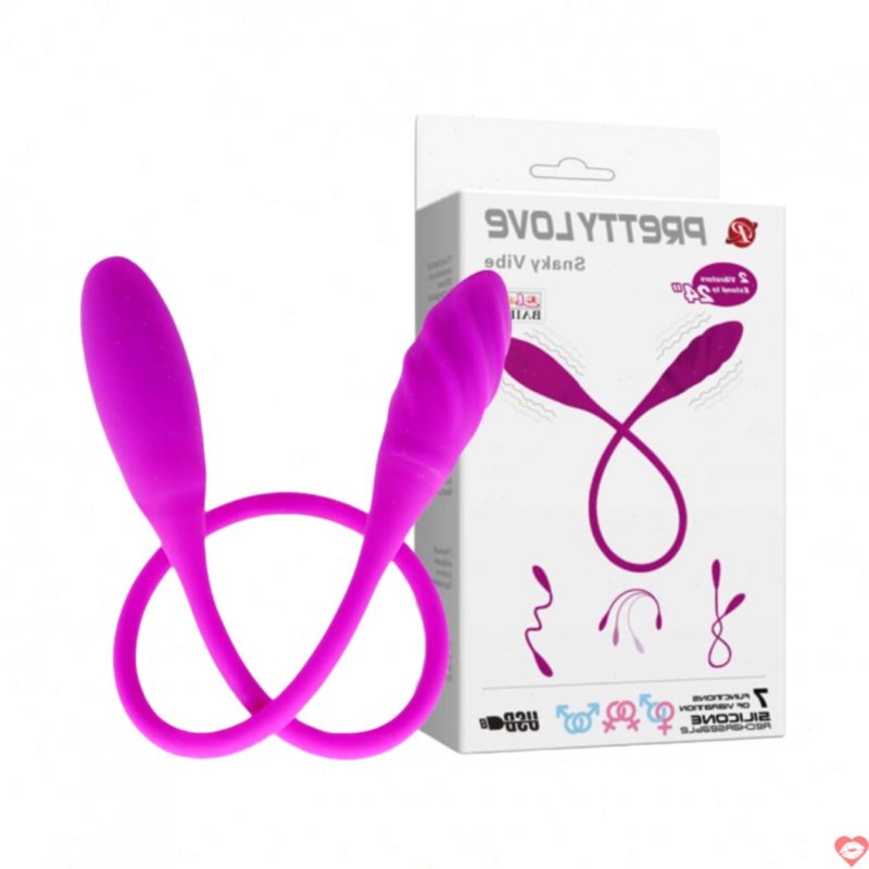 Trứng rung 2 đầu Pretty Love Snaky Vibe cao cấp rung mạnh 