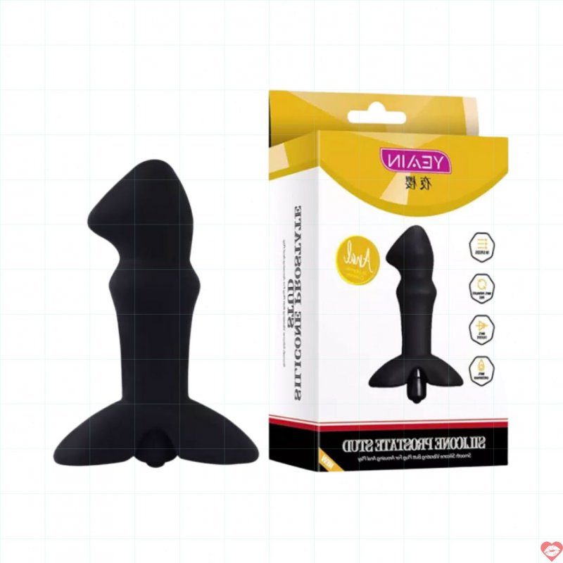 Que rung hậu môn Yeain Prostate Stud silicon cao cấp 10 chế độ rung kích thích 