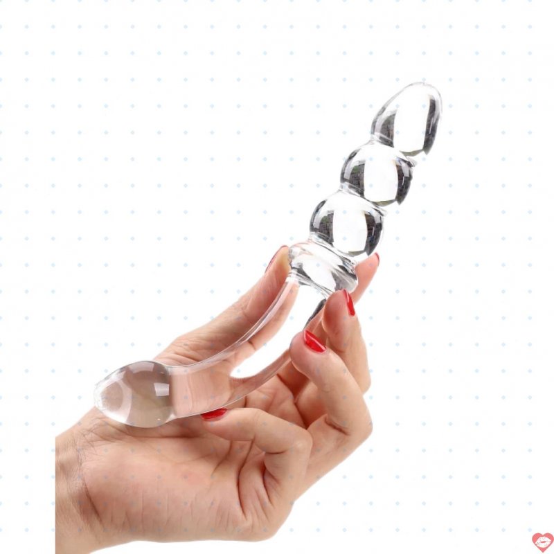 Lovetoy Glass Romance sextoy hậu môn cao cấp 2 đầu khác nhau