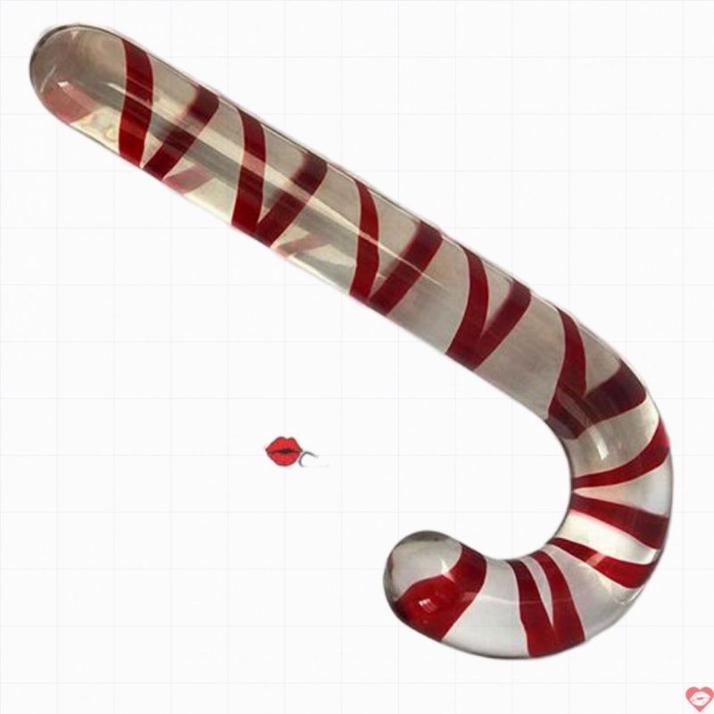 Thanh thủy tinh kích thích hậu môn hình cây kẹo Noel