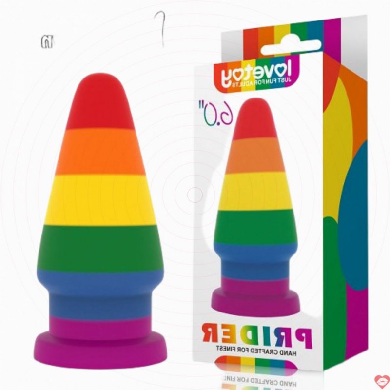 Phích cắm hậu môn đa sắc Lovetoy Prider 6.0