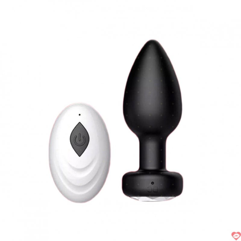 Phích cắm hậu môn silicon điều khiển từ xa 10 chế độ rung
