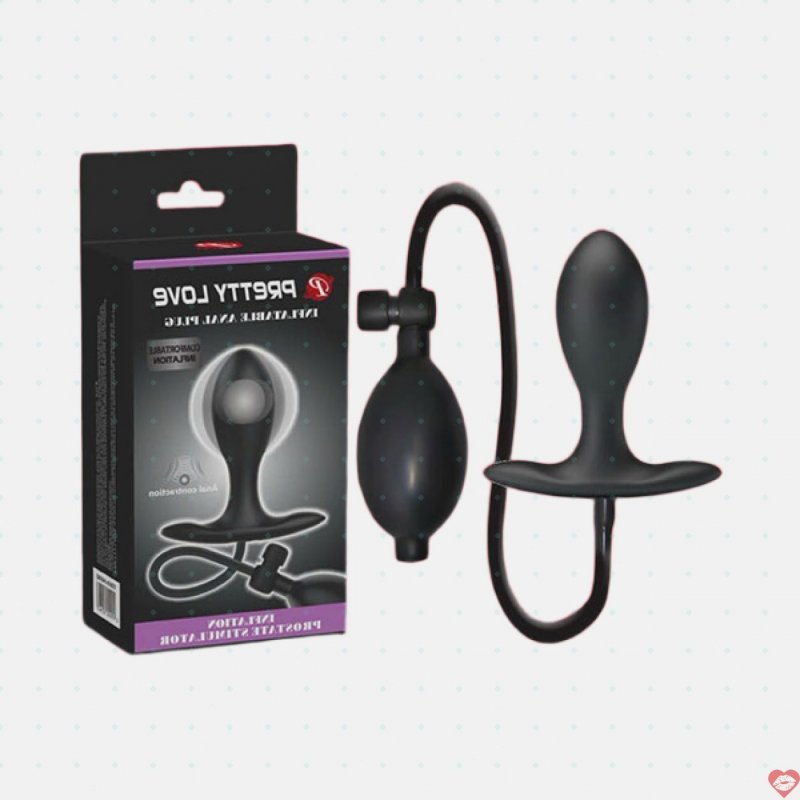 Pretty Love Inflatable Anal Plug dụng cụ nông hậu môn bơm hơi
