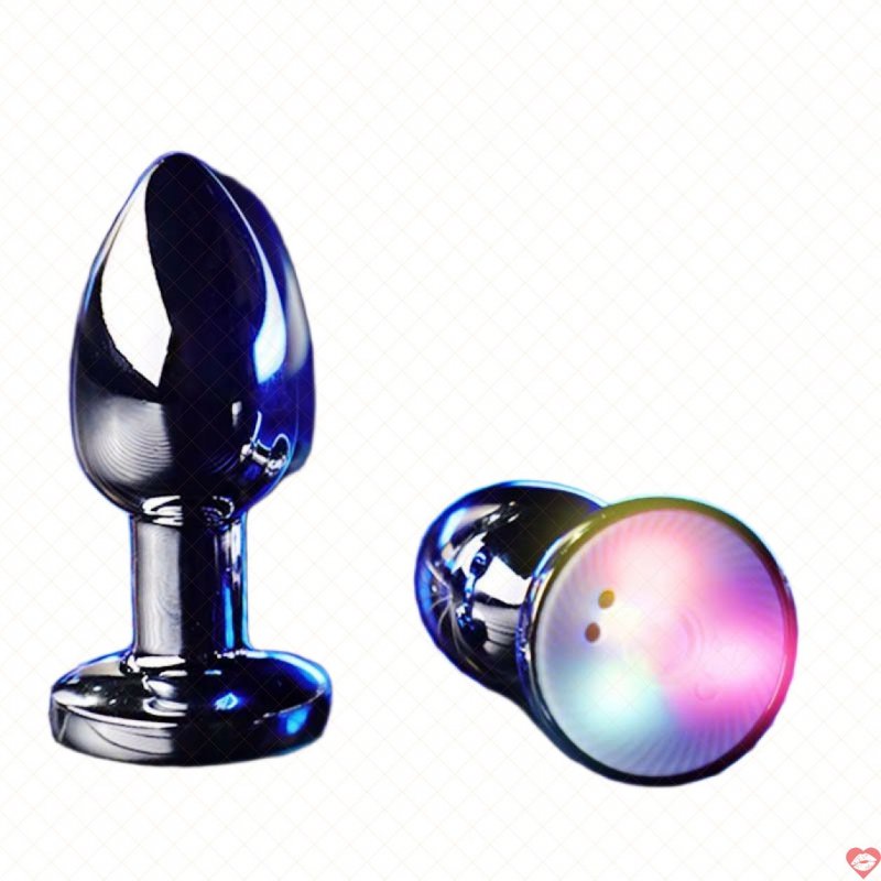 Thụt hậu môn rung đèn LED 7 màu Mizzzee Kerenza điều khiển từ xa