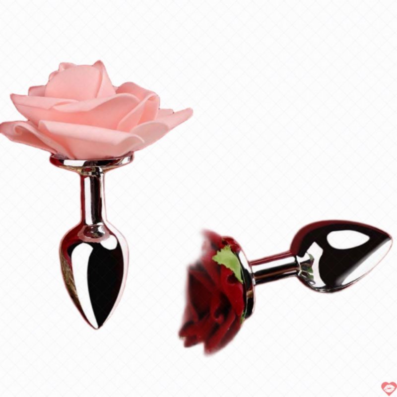 Phích cắm hậu môn INOX Mizzzee ROSE 3D đẹp bền bỉ.