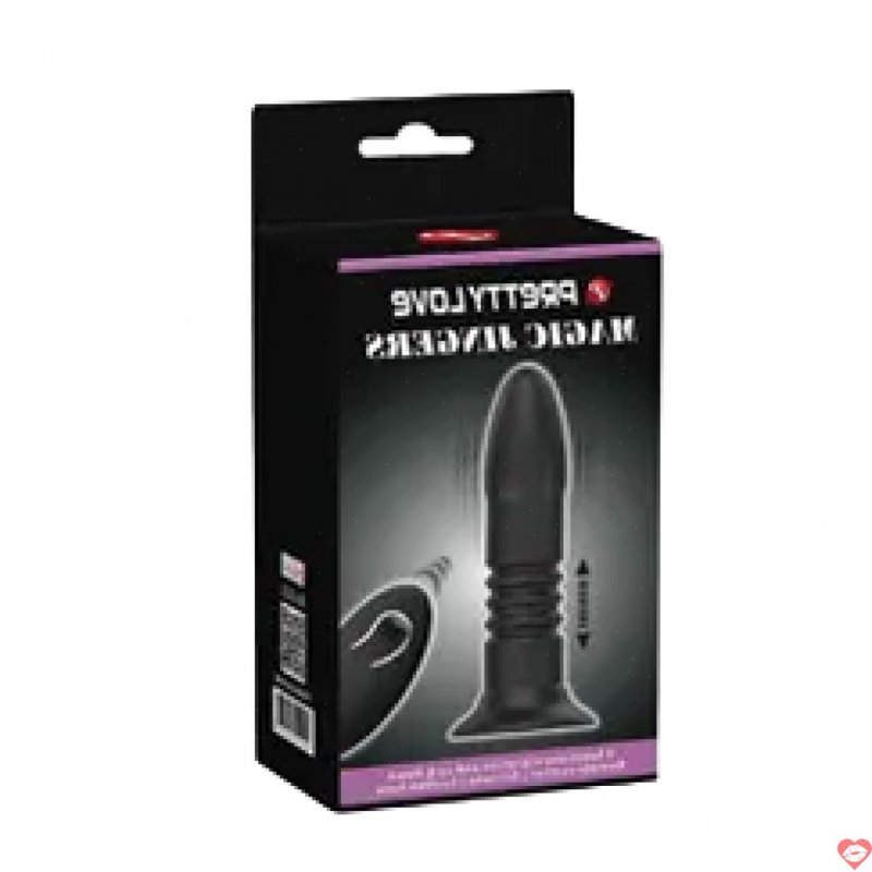 Kích thích hậu môn Magic Fingers điều khiển từ xa rung và thụt cực mạnh