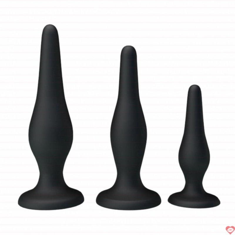 Bộ 3 phích thông hậu môn mini mềm mại HM02C