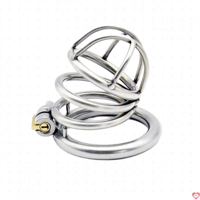 Khóa dương vật inox 304 siêu ngắn bạo dâm gay cao cấp 