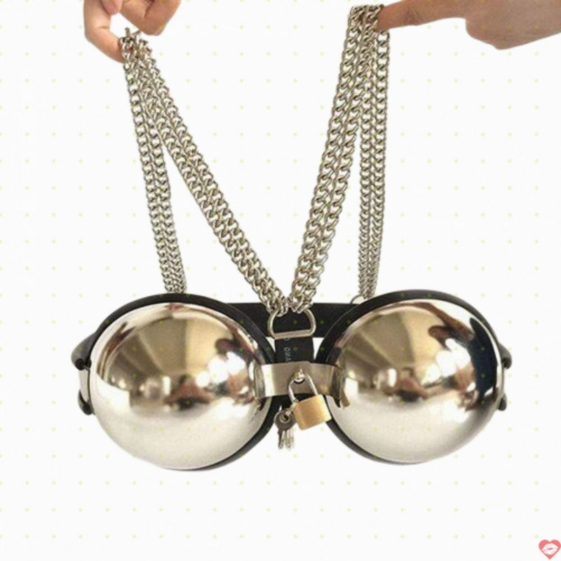 Đai khóa ngực thép không gỉ BZ53 BDSM nữ quyến rũ an toàn 