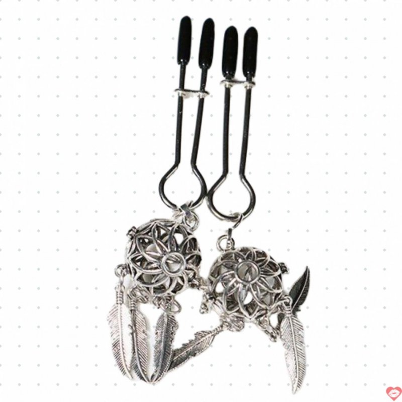 Bộ kẹp kích thích núm vú phát sáng sang trọng quyến rũ phái nữ 