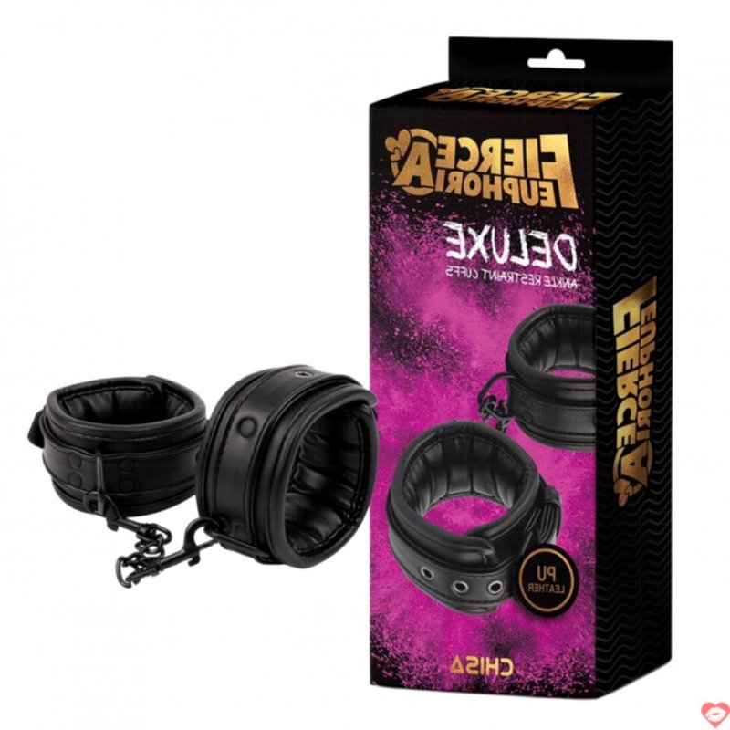 Còng tay PU cao cấp Chisa Fierce Euphoria dây xích sành điệu kích thích 