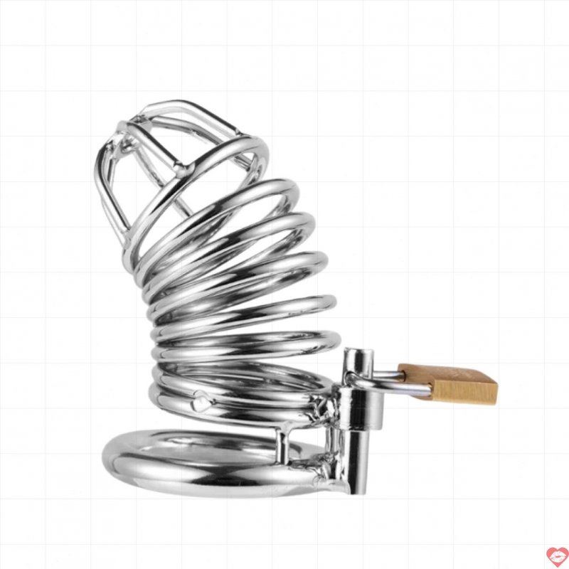 Rọ khóa dương vật inox cao cấp an toàn chuẩn BDSM kích thích 