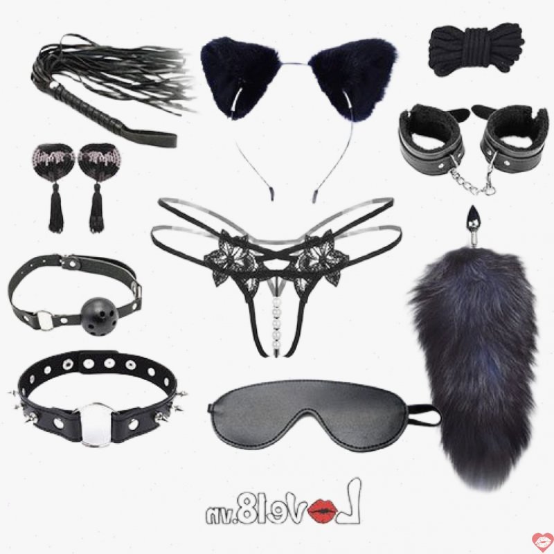 Bộ dụng cụ bạo dâm Cosplay hồ ly 10 món tuyệt đẹp