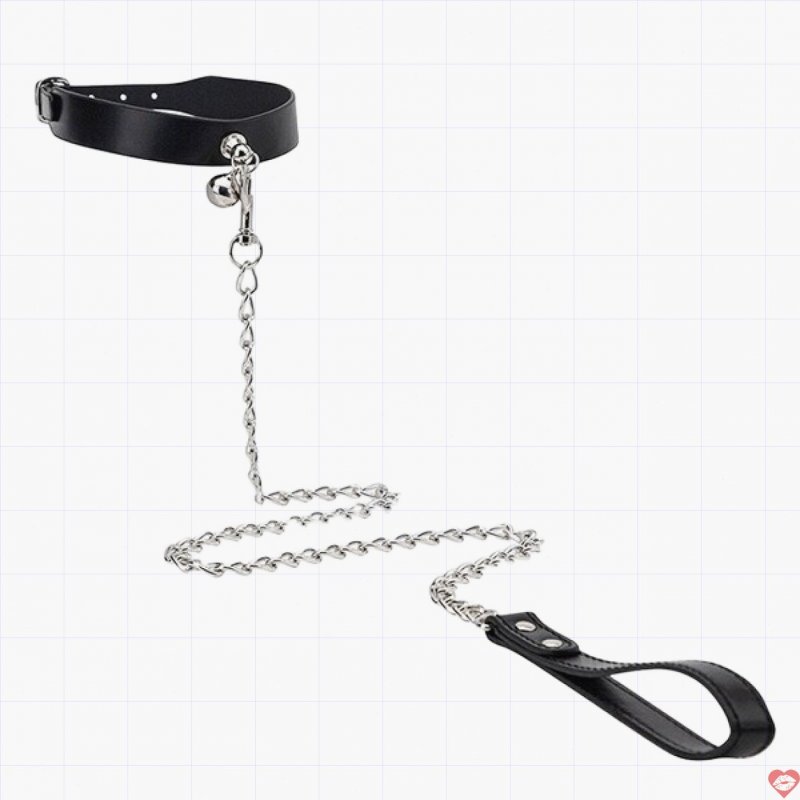 Đồ chơi bạo dâm BDSM xích cổ có chuông