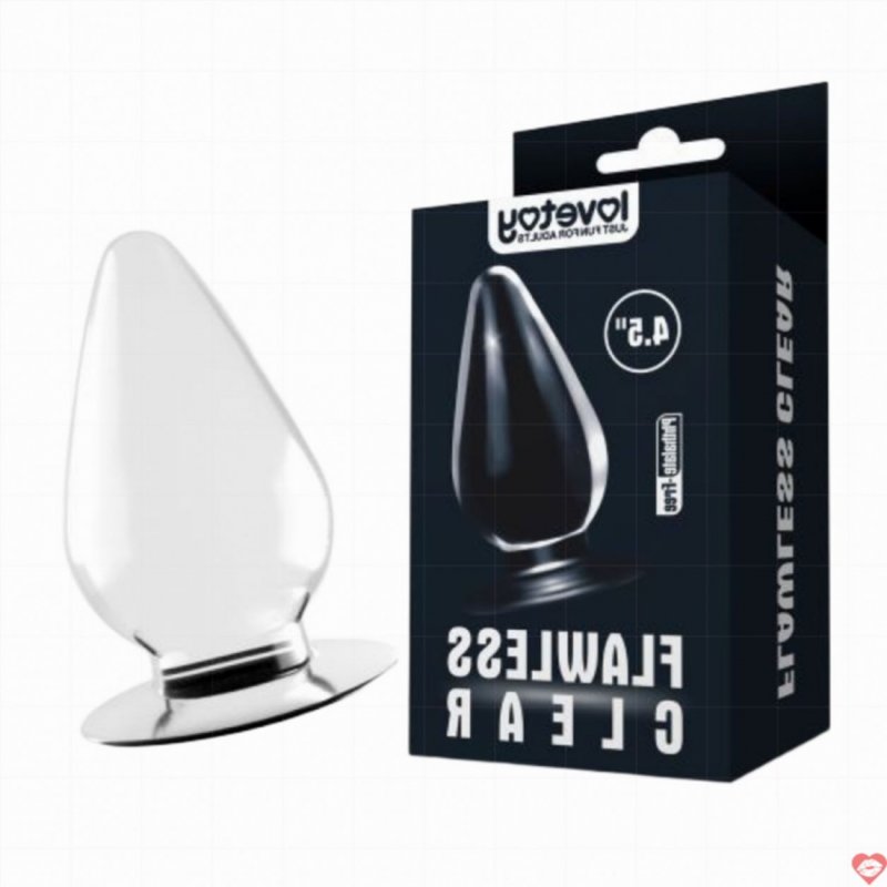 Phích Cắm Hậu Môn Lovetoy 6cm Trong Suốt