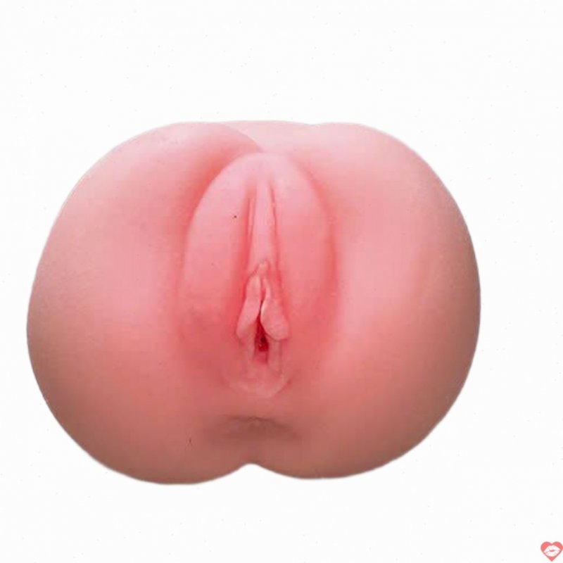 Âm đạo giả silicone trần lỗ hậu môn có cục rên kích thích 