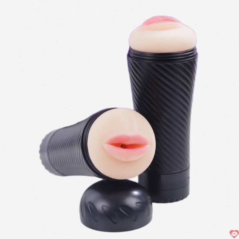 Baile Love Kiss đèn pin rung giả môi silicon mềm mại kích thích 